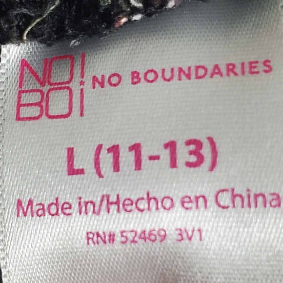 No Boundries Floral Pant Set Size Large (11-13) - Picture 5 of 7